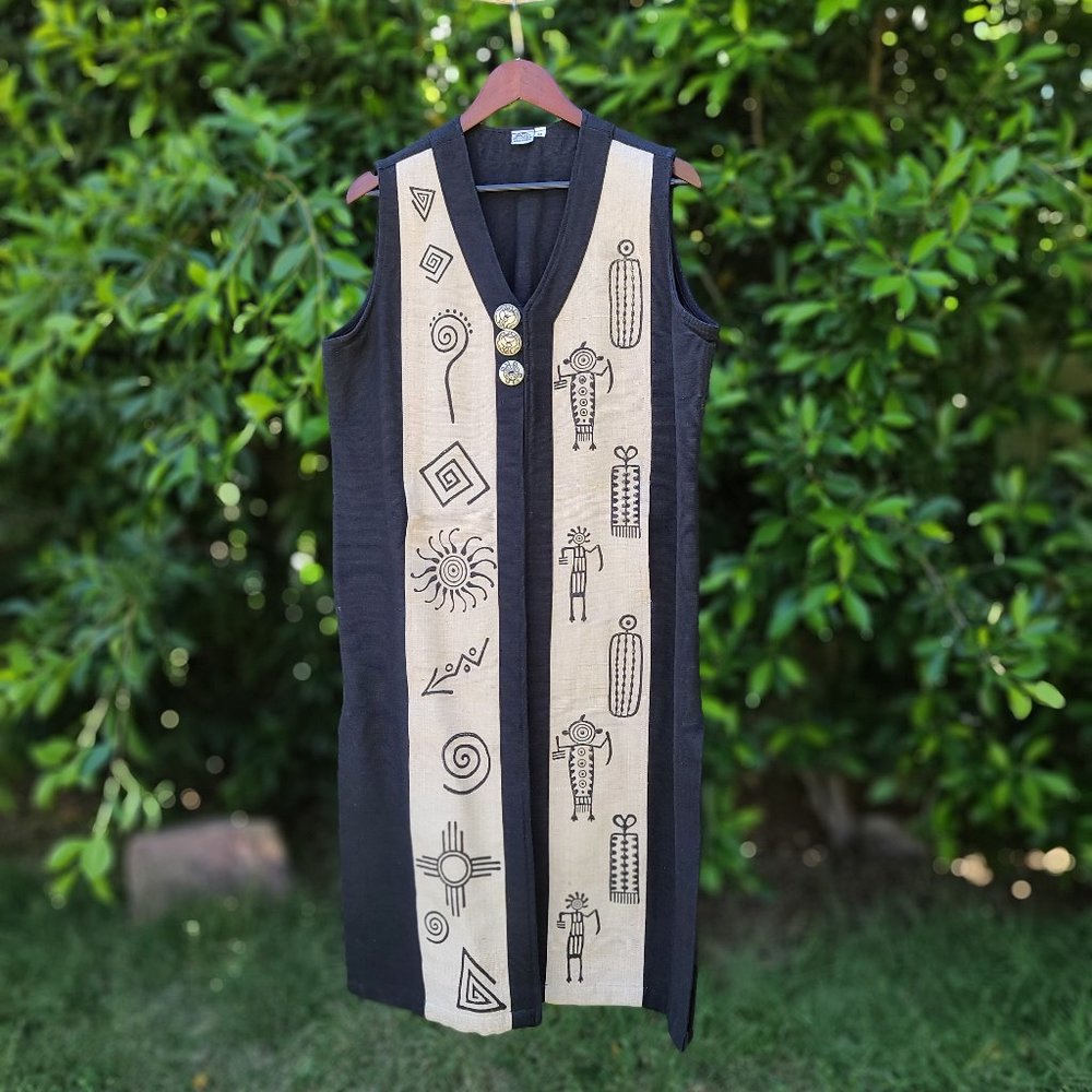 Venus Imports Native American Long Tunic Vest